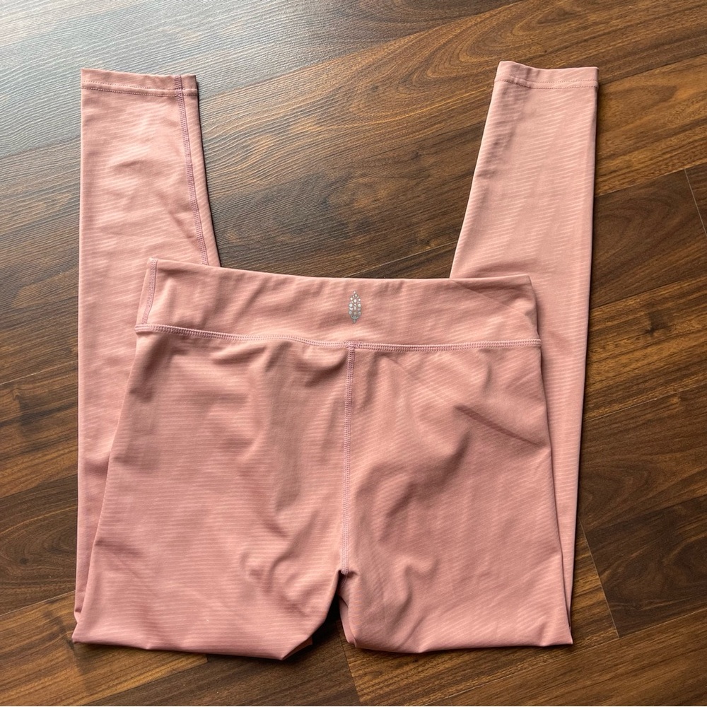 Free People pink leggings.